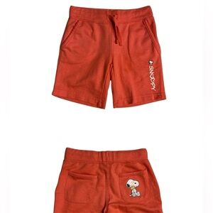 Snoopy Kids Red Shorts